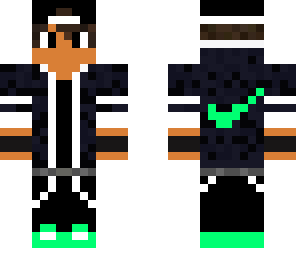 black and green nike guy