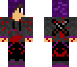 bloody hoodie purple