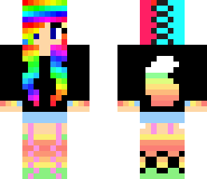 rainbow girl