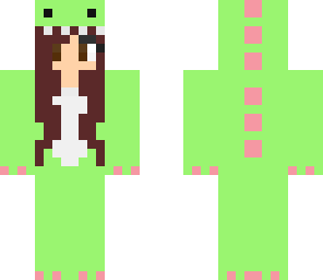green dino pinky