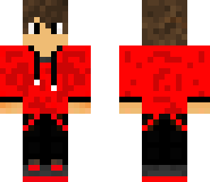 normal boy wearing red