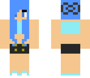 blue girl