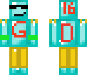 gold armored diamond boy