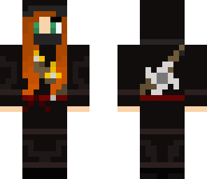 hooded ninja girl