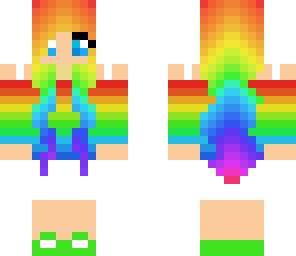 rainbow girl