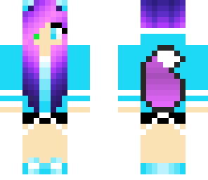 gamer blue wolf