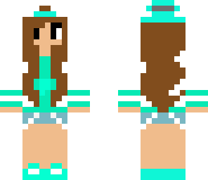 cool teal girl