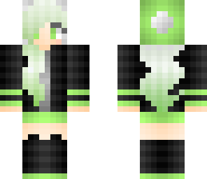 lime winter girl