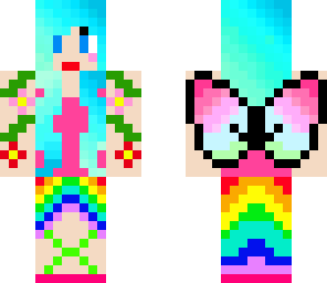 flower rock rainbow fairy child