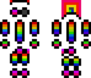 rainbow mechanical armor