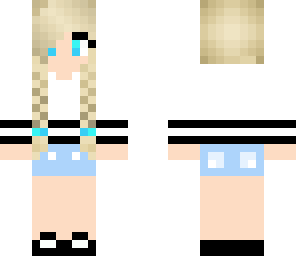 hair braids with blue headset