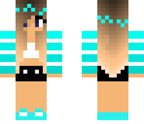 cute blue girl