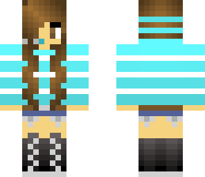 blue hoodie gamer girl