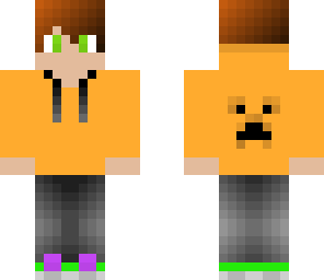 final orange hoodie skin