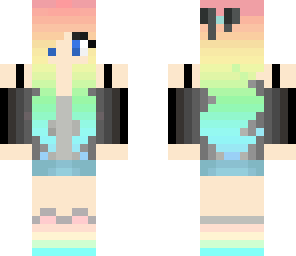 cute rainbow girl