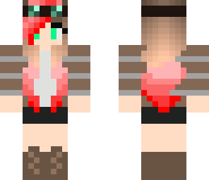 steam punk girl with red hair