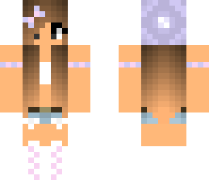 cute pink and purple girl