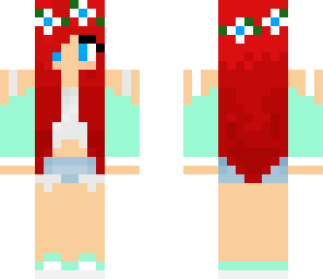 red head blue xd