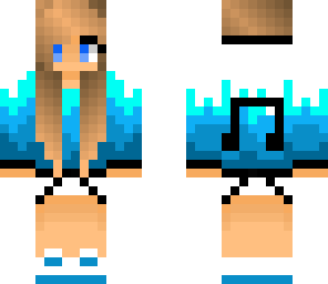 blue music girl