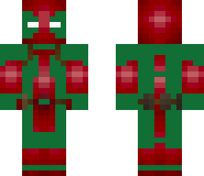 christmas colored deadpool