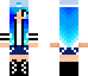 tomboy blue hair