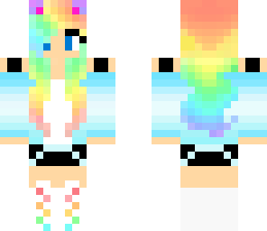 rainbow girl awesome