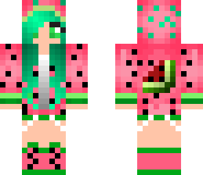 cute water melon girl