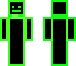 green neon guy