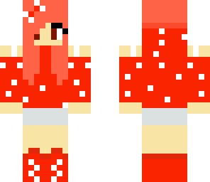 red mushroom girl