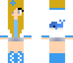 blue whale girl edit