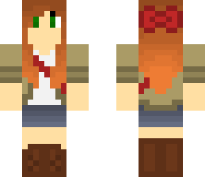 military-green jacket girl