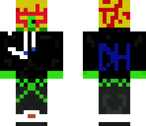 green slime with helmet 