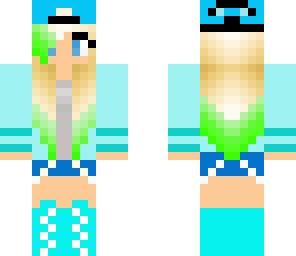 blue girl