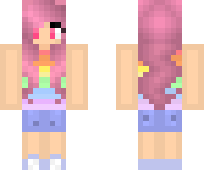 purple hair girl