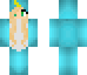 fully finished blue narwhal girl