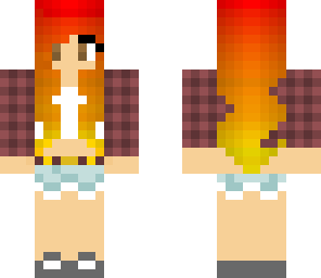 fire hair girl