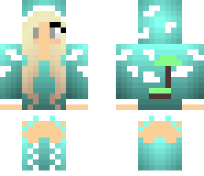 my edited skyblock girl