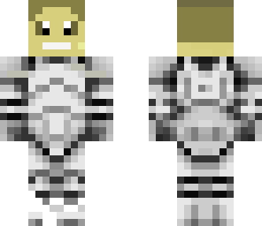 helmetless clone trooper