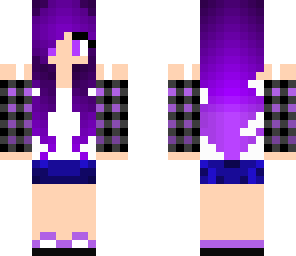 purple gamer girl