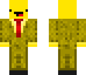 yellow derp in suit