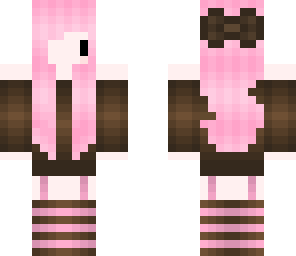 pink hair chibi