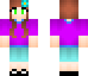 purple shirt girl