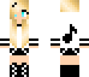 black and white headphones girl