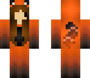 red panda girl  chibi
