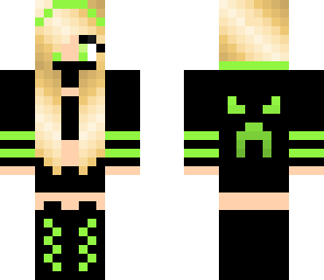 the hot green ninja girl 