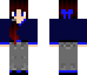 blue girl
