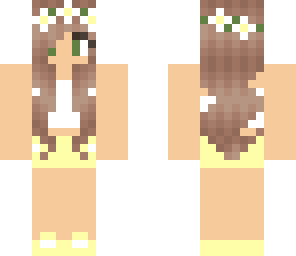 yellow flower girl