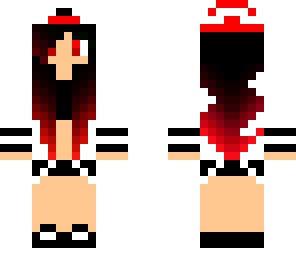 red tomboy girl