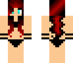 punk girl swimsuit