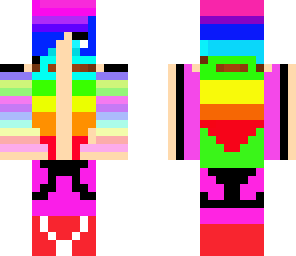rainbow girl
